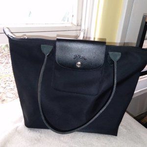 Longchamp Model Depose Les Planetes Shopping Tote With Long Handles (Disc)